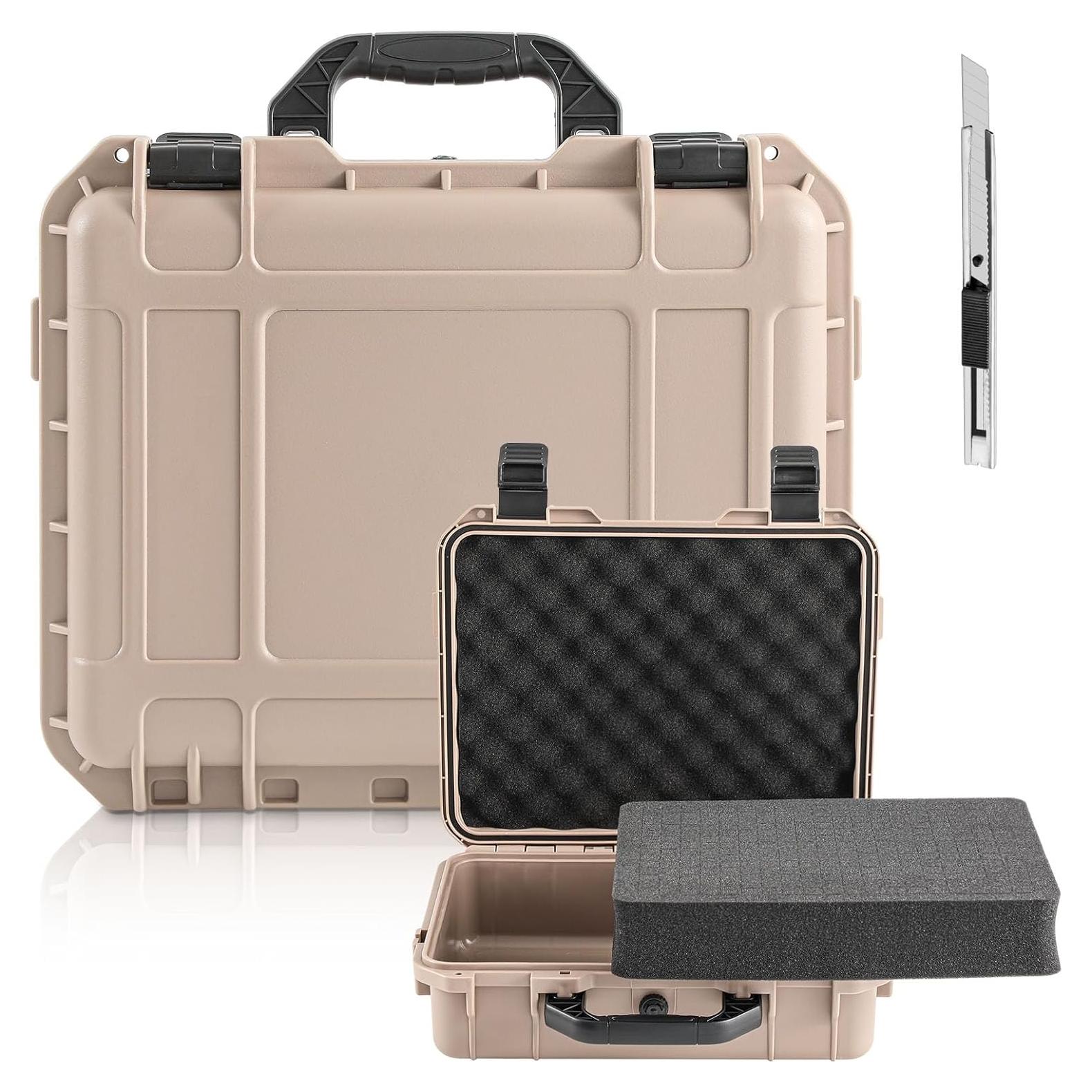 Estuche Duro Impermeable Relaxweex 36.3x29.0x11.4cm con Espuma