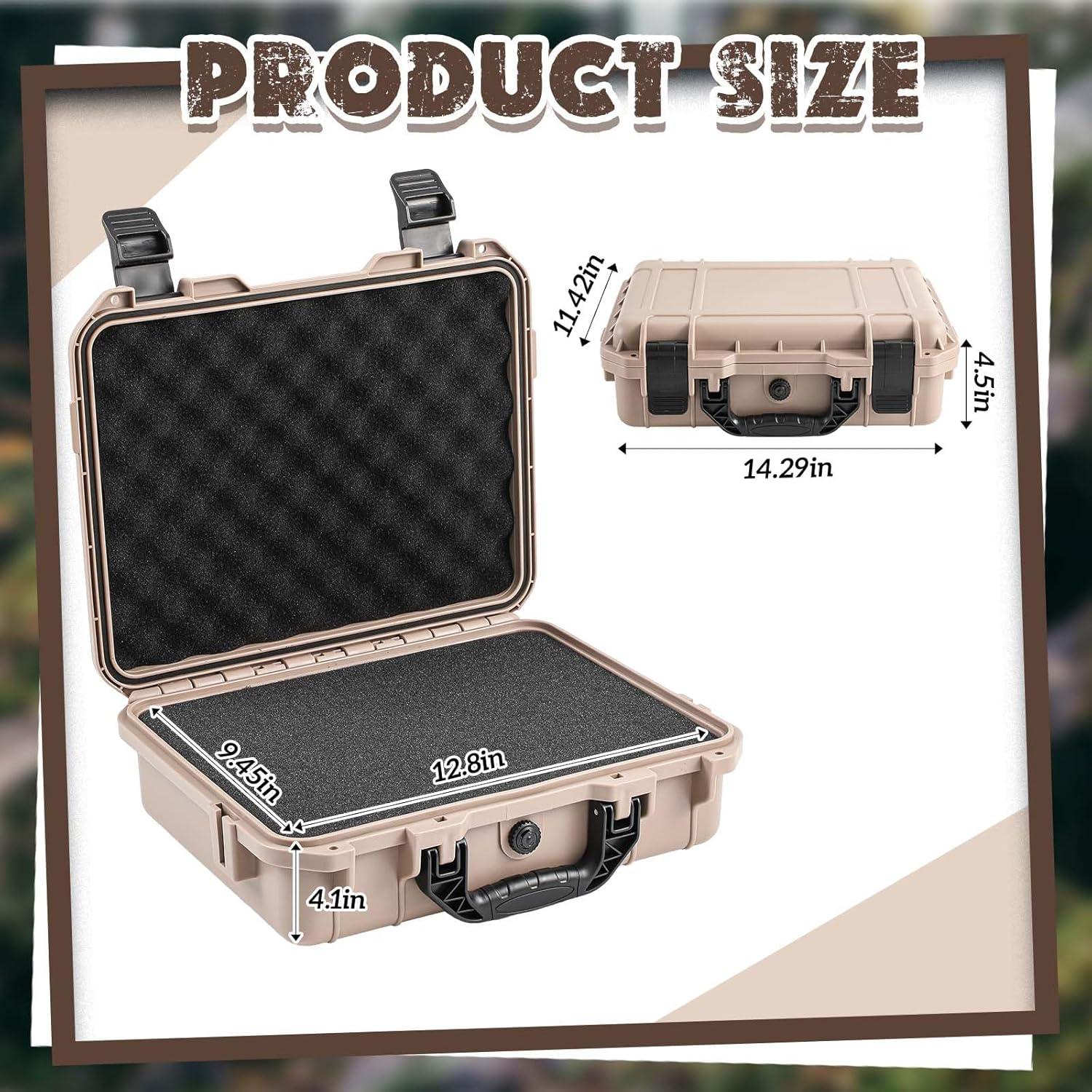 Estuche Duro Impermeable Relaxweex 36.3x29.0x11.4cm con Espuma