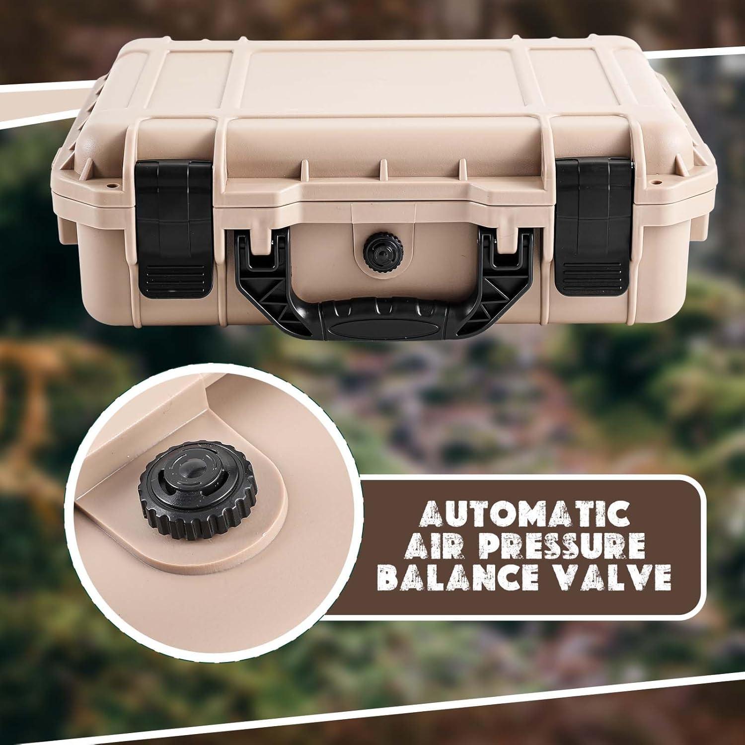 Estuche Duro Impermeable Relaxweex 36.3x29.0x11.4cm con Espuma