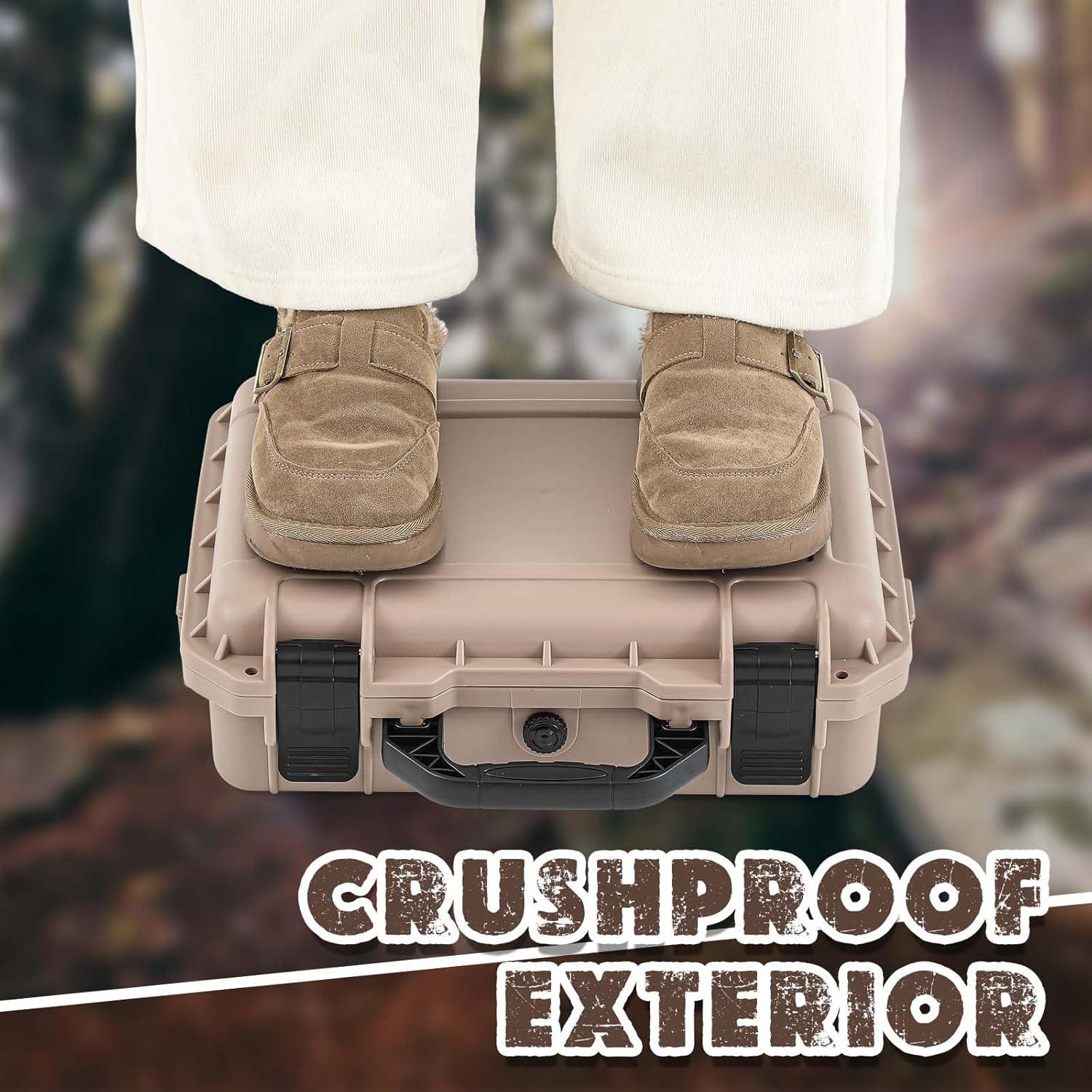 Estuche Duro Impermeable Relaxweex 36.3x29.0x11.4cm con Espuma