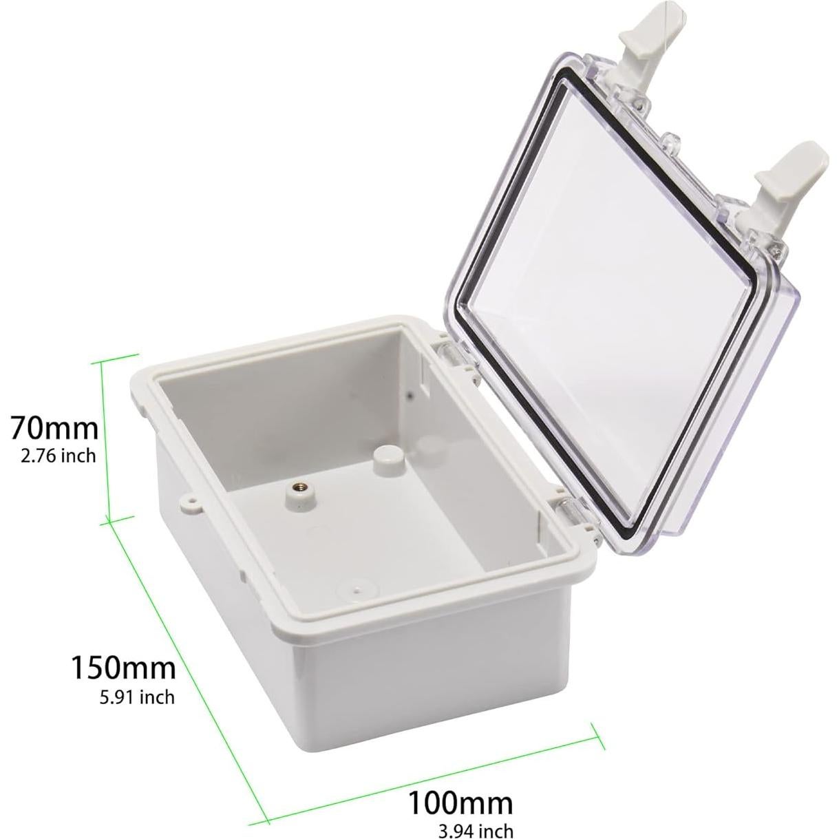 Caja de Conexiones IP67 Laisomeke 15.2x10.0x7.1 cm Gris