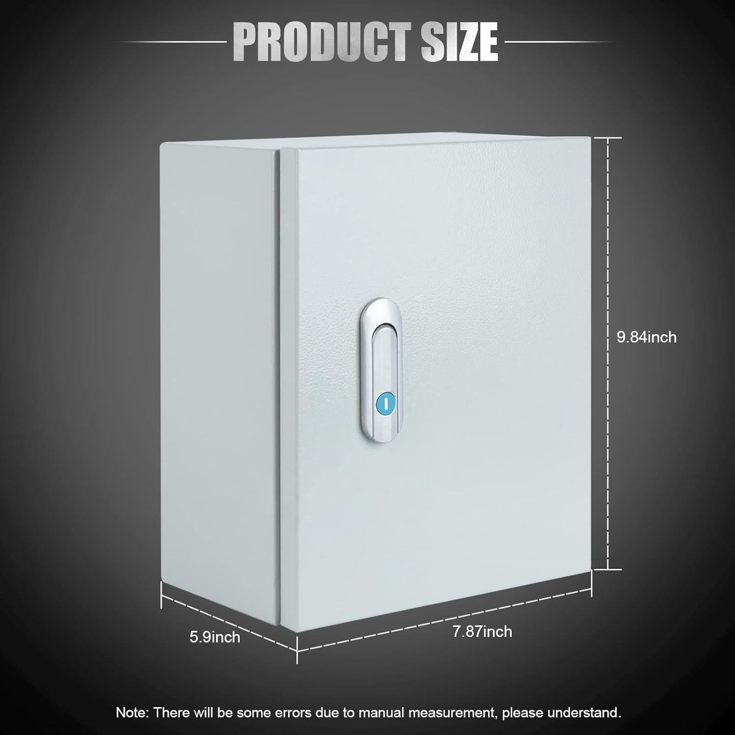 Caja Eléctrica de Acero JINDOUZI IP65 25x20x15 cm