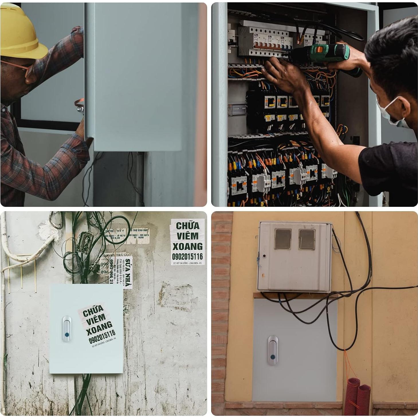 Caja Eléctrica de Acero JINDOUZI IP65 25x20x15 cm