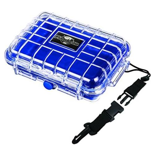 Caja de Almacenamiento Flambeau 302HD Tuff Box Pequeña Azul