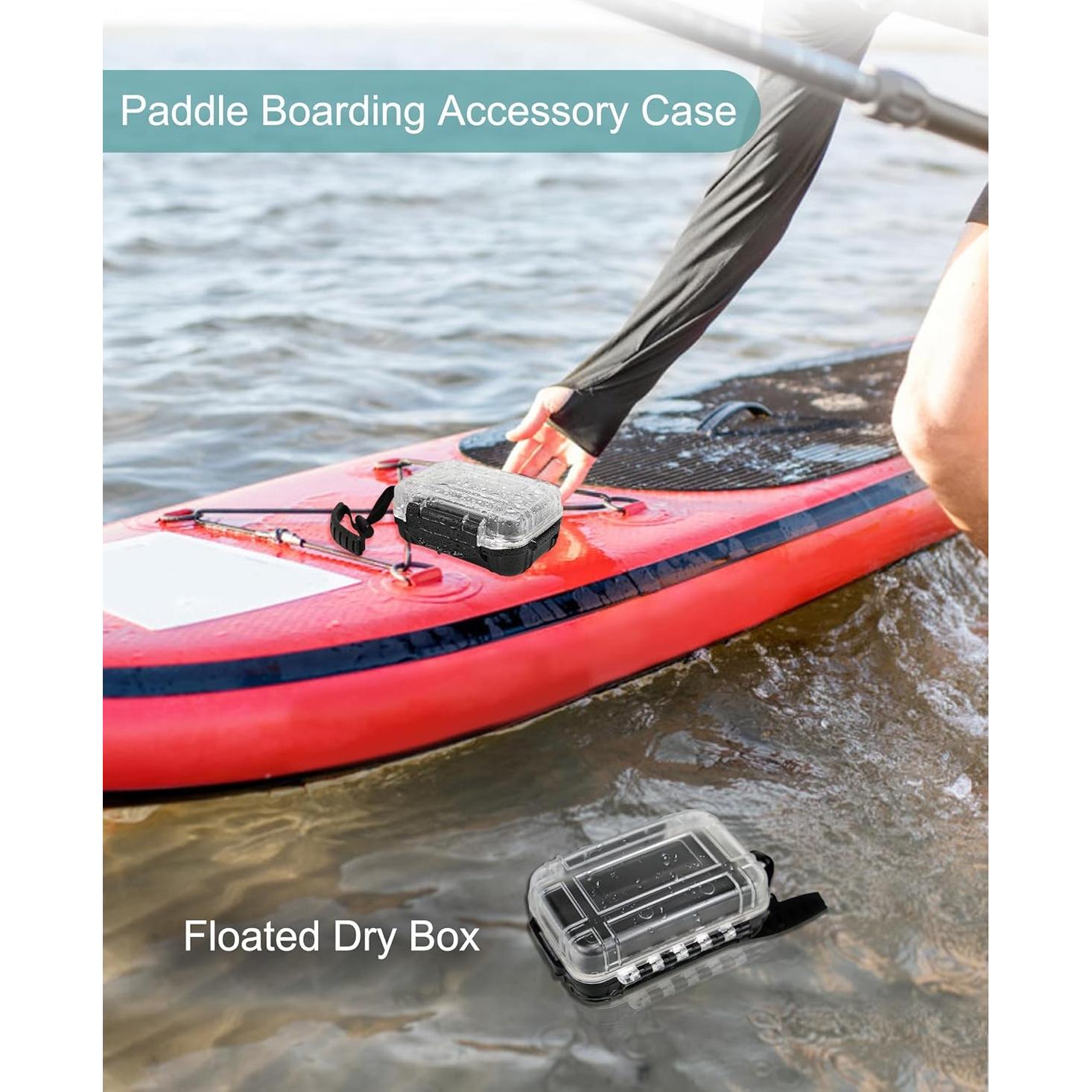 Estuche Impermeable Avlcoaky Mini Caja Seco Negro 12.7x7.6cm