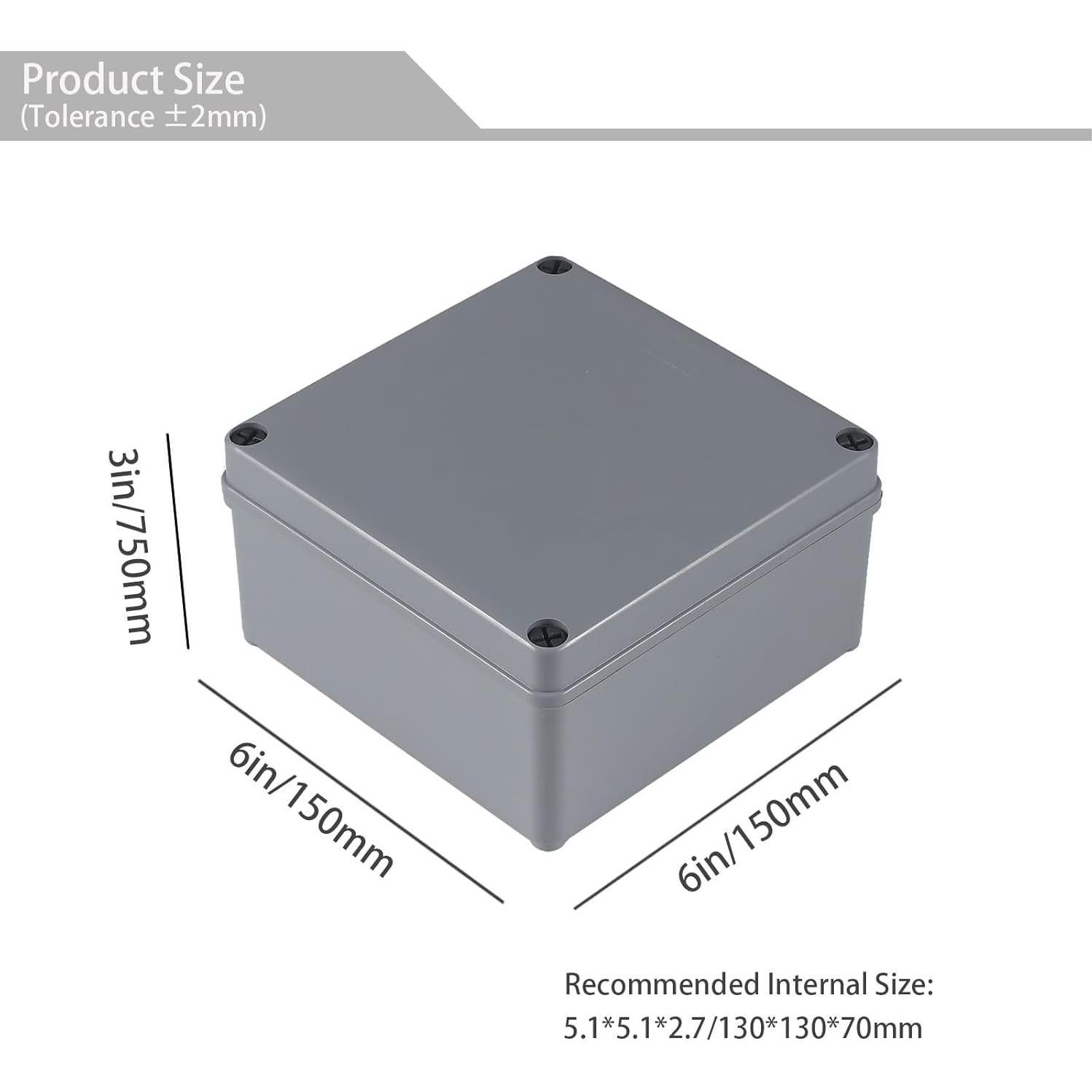 Caja de Conexiones IP66 150x150x80mm ABS SJCCDSGS