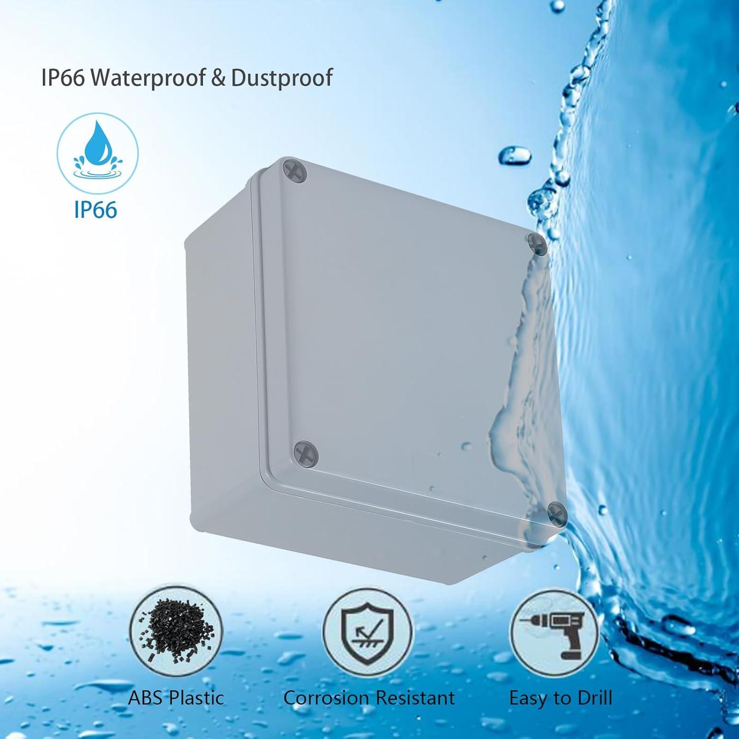 Caja de Conexiones IP66 150x150x80mm ABS SJCCDSGS