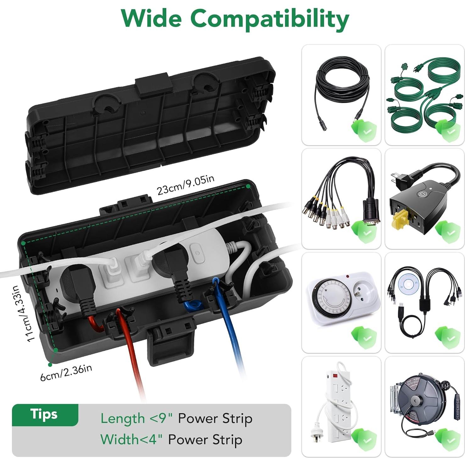 Caja Eléctrica Exterior Impermeable Havenso 26.4x15.2 cm