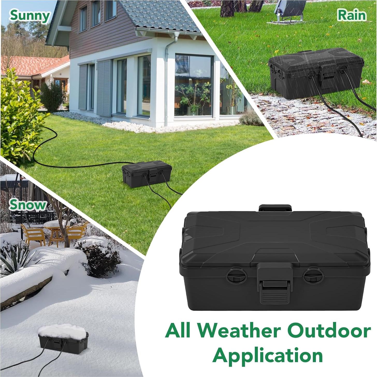 Caja Eléctrica Exterior Impermeable Havenso 26.4x15.2 cm