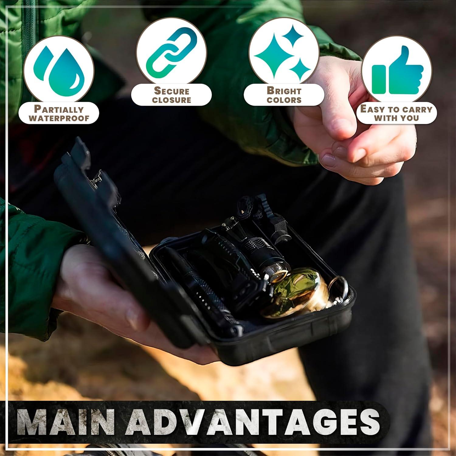 Caja Dura Impermeable 2 Pcs The Little Green Change 12.5x7.5cm