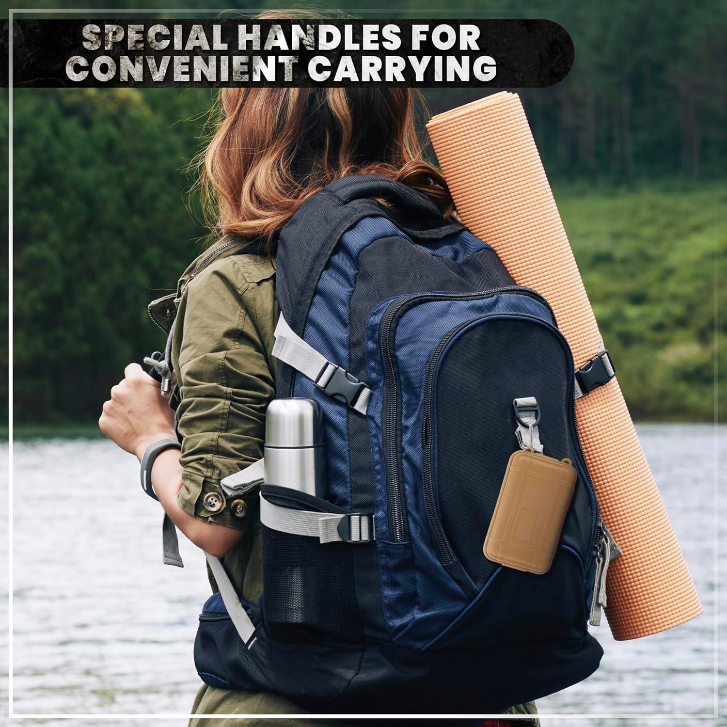 Caja Dura Impermeable 2 Pcs The Little Green Change 12.5x7.5cm