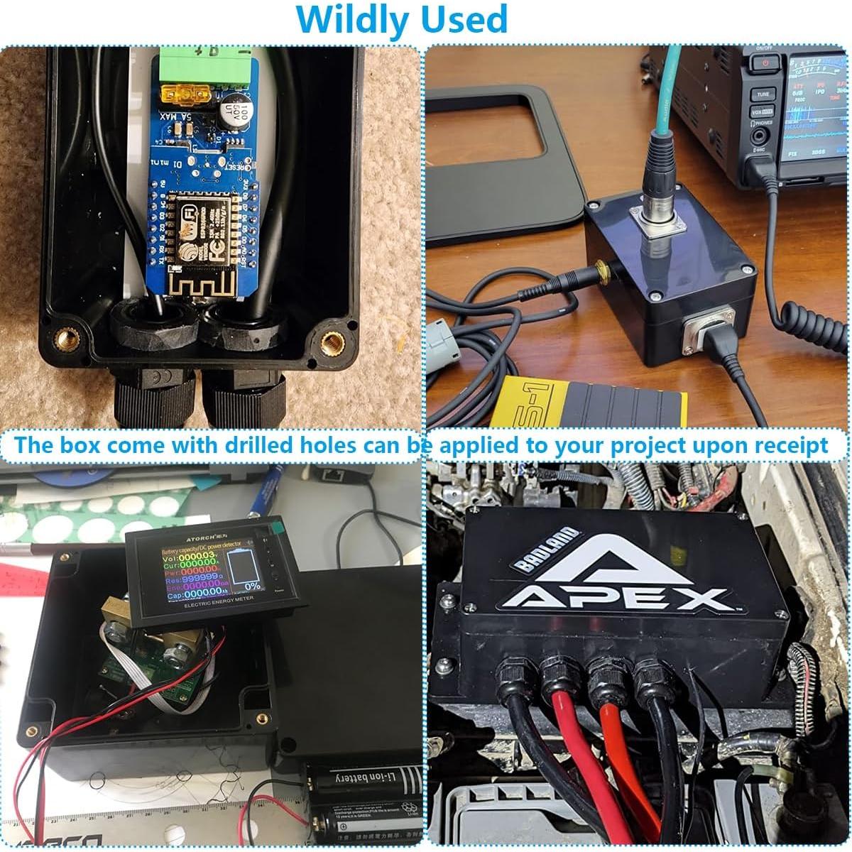 Caja de Proyecto Otdorpatio IP67 15A 600V 15.8x9x6.4cm