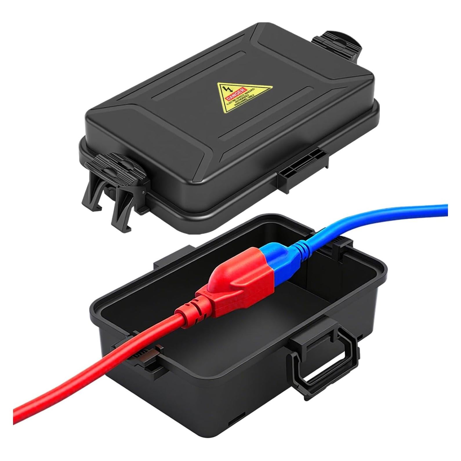 Caja Eléctrica Exterior Mini DIQMIAQ IP54 15.7x9.9cm Negra