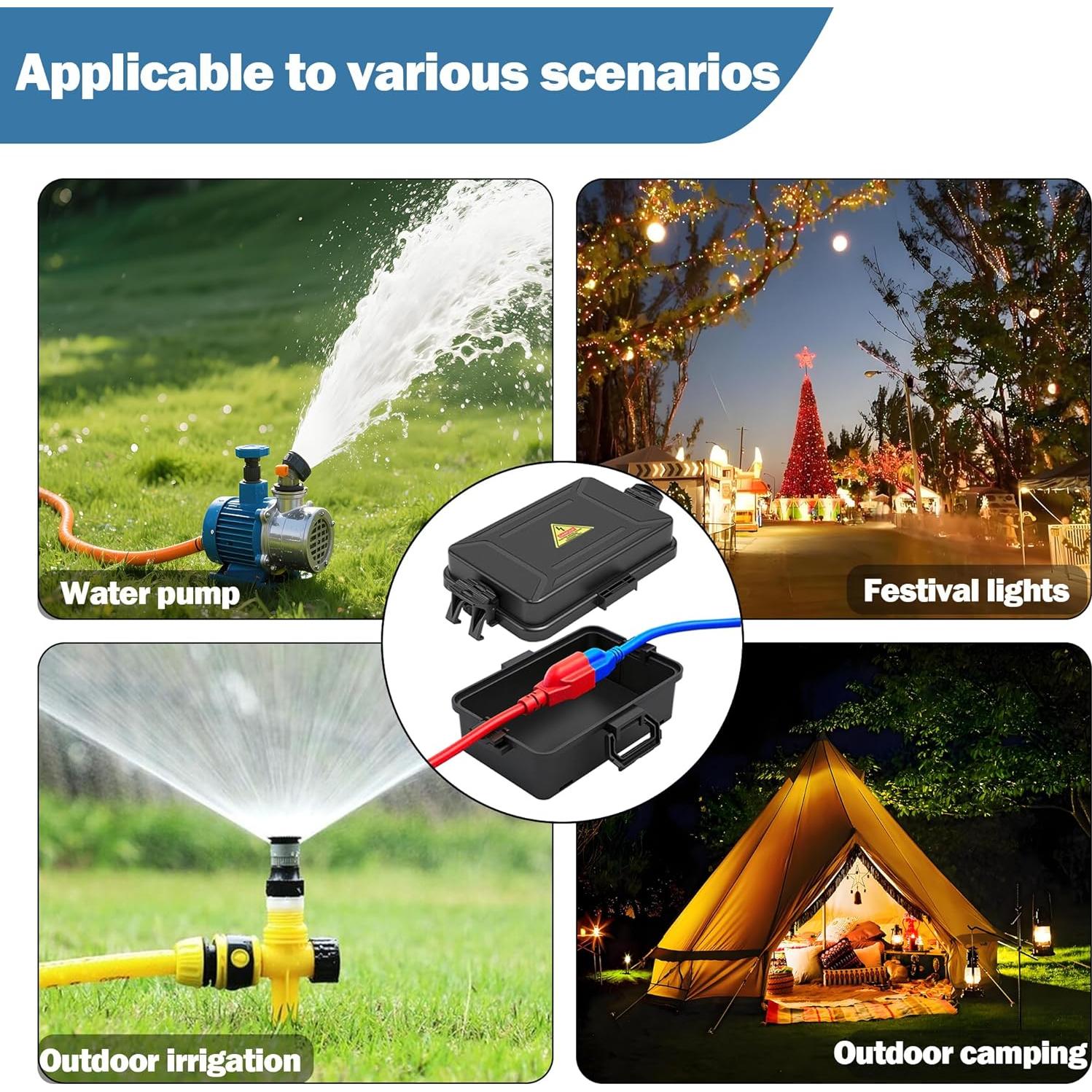 Caja Eléctrica Exterior Mini DIQMIAQ IP54 15.7x9.9cm Negra