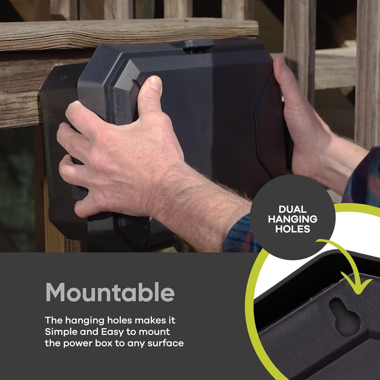 Caja Eléctrica Exterior Impermeable IP55 Manterio 34x24cm