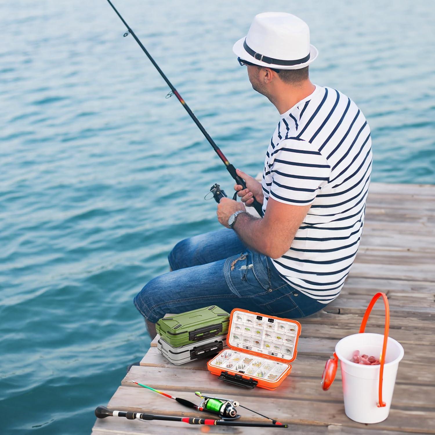 Caja de Tackle de Pesca ZENFUN - 3 Piezas Impermeables 20x12x4.8 cm