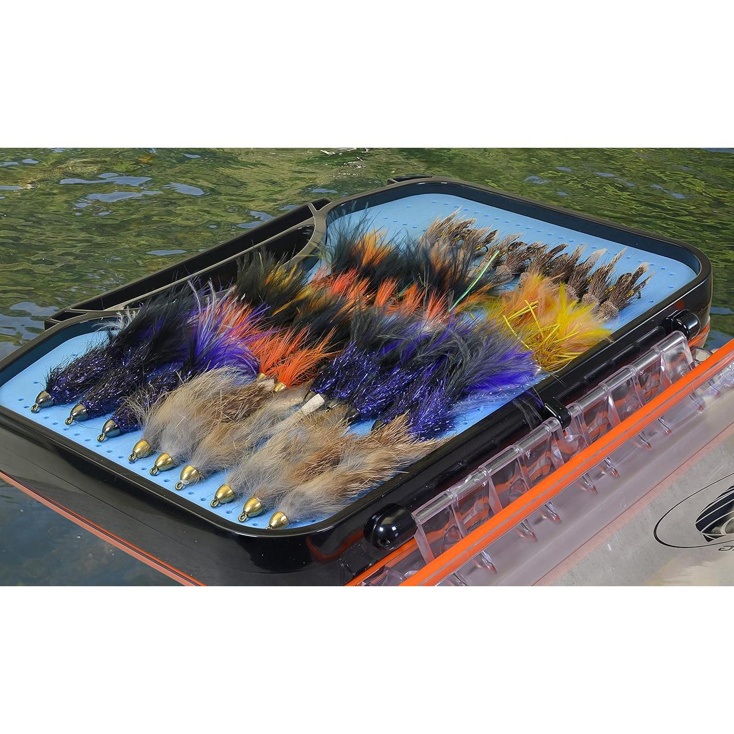 Caja de Moscas Impermeable Region Fishing 424 Ranuras Doble Cara