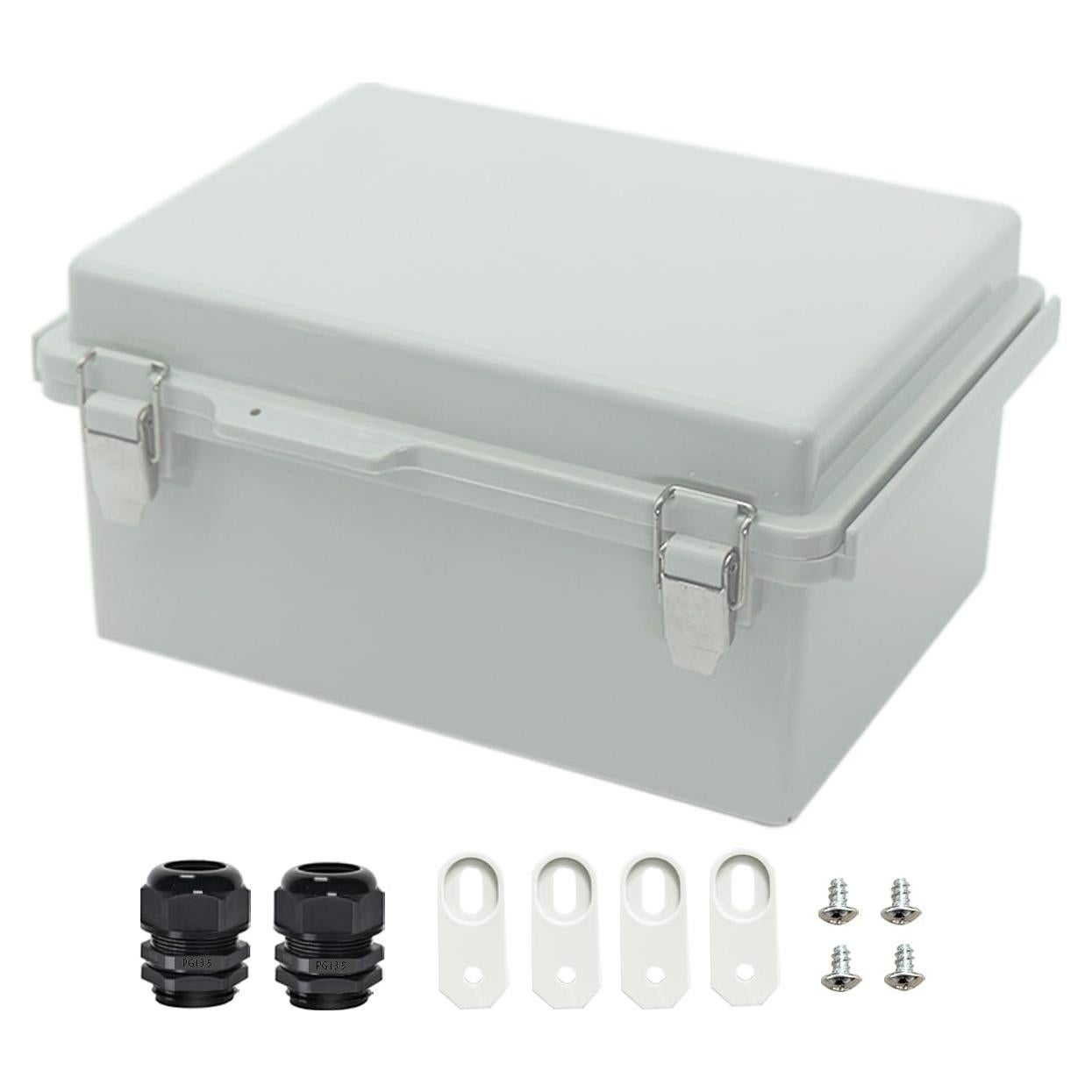 Caja de Conexiones Zulkit IP67 Plástico ABS Gris 220x170x110mm