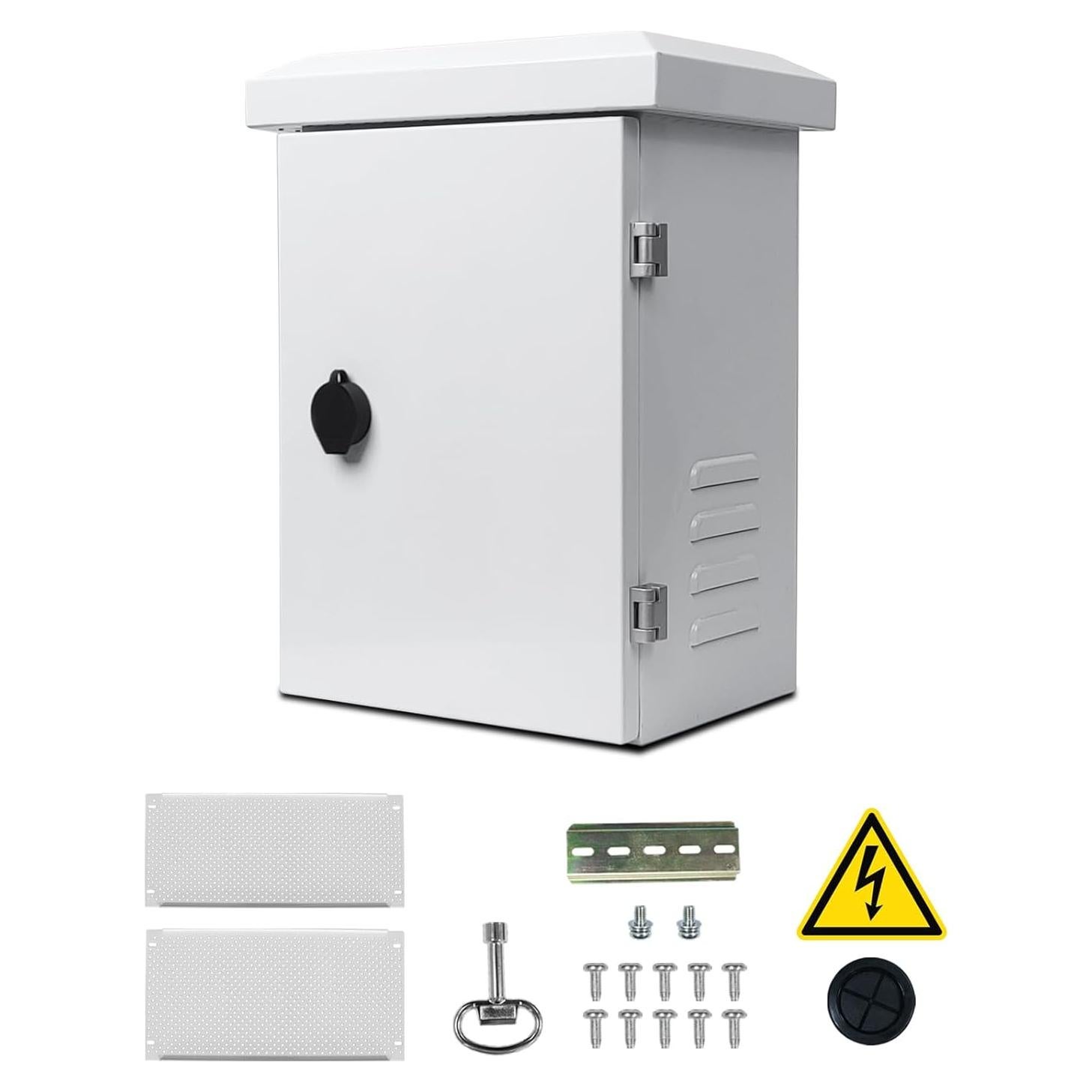 Caja de Metal Impermeable SWPEC 12x16x6 para Exterior