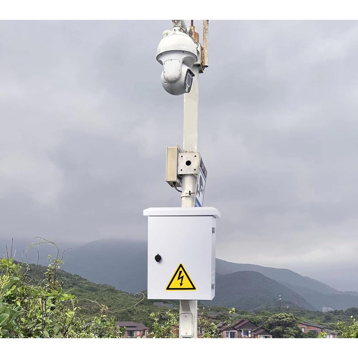 Caja de Metal Impermeable SWPEC 12x16x6 para Exterior