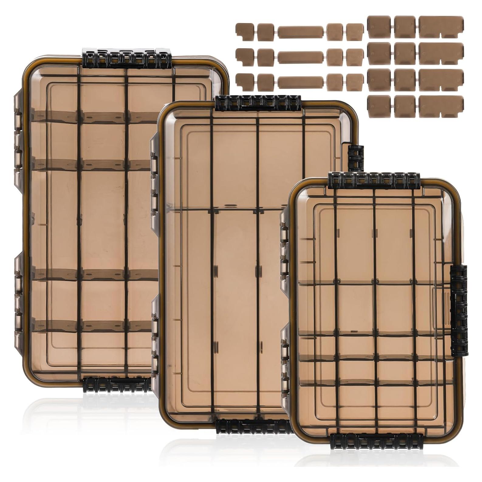 Paquete de 3 Cajas de Aparejos de Pesca Noamus 3600 3700