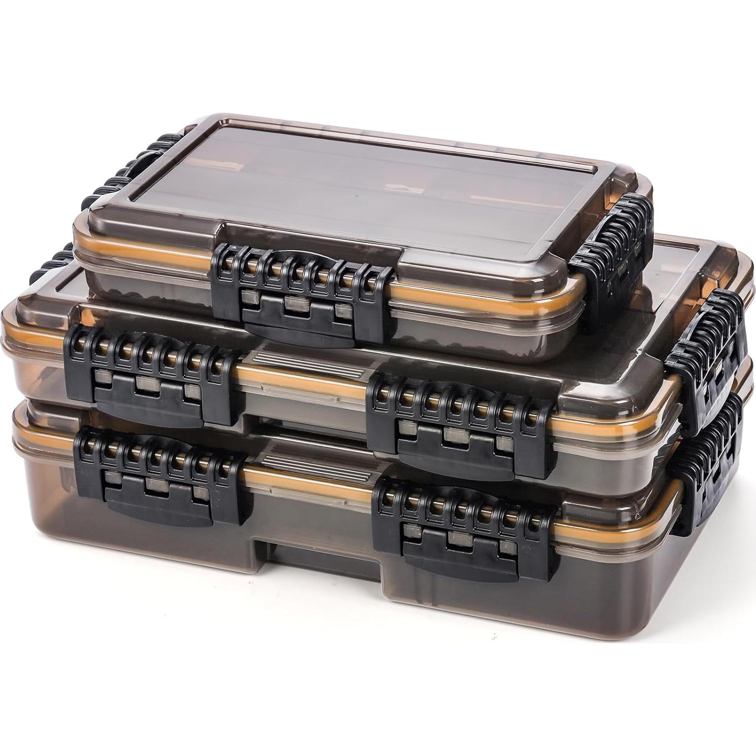 Paquete de 3 Cajas de Aparejos de Pesca Noamus 3600 3700