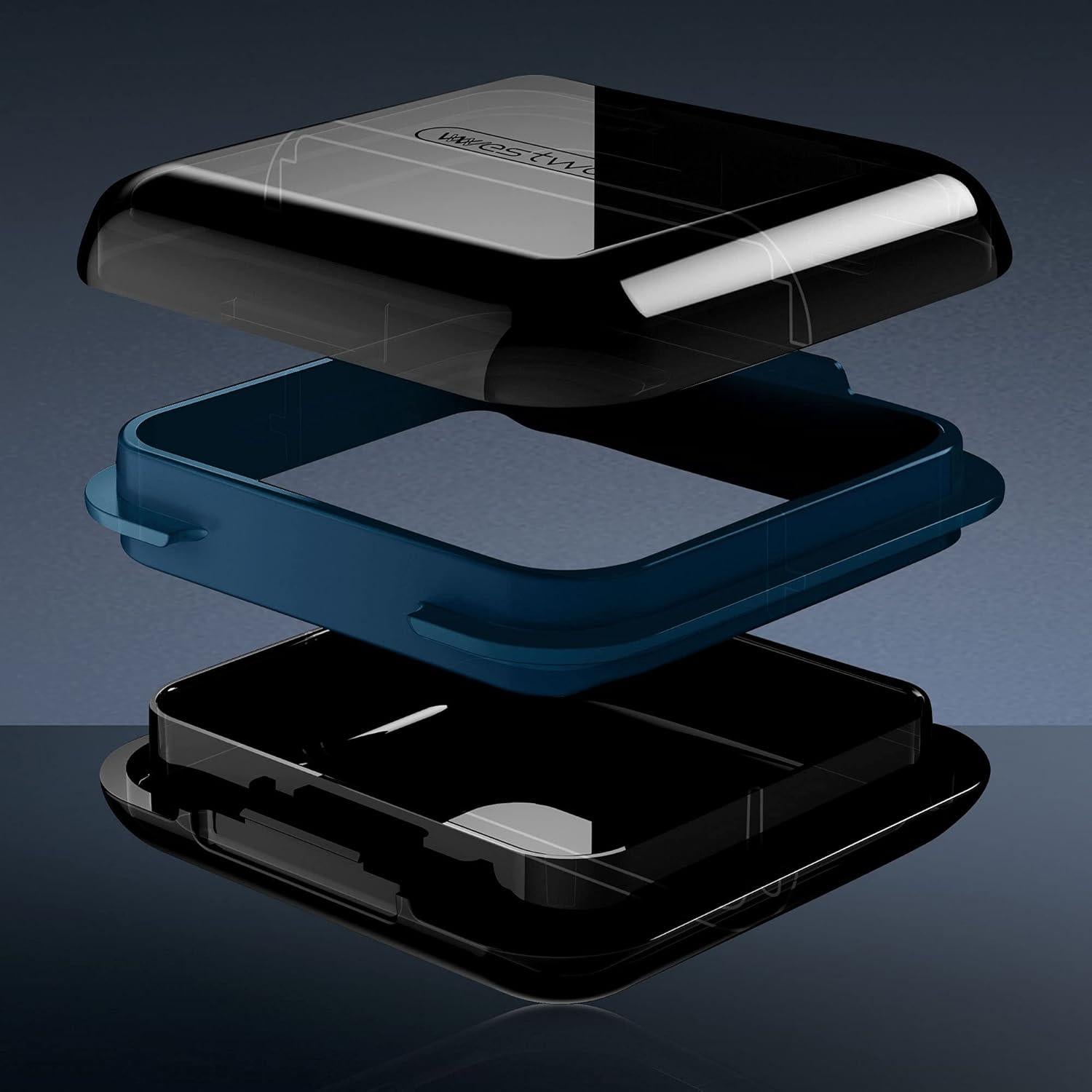 Organizador de Pastillas Dtouayz 4 Compartimentos Portátil Negro