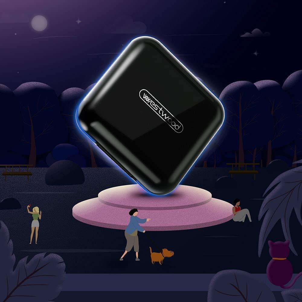 Organizador de Pastillas Dtouayz 4 Compartimentos Portátil Negro