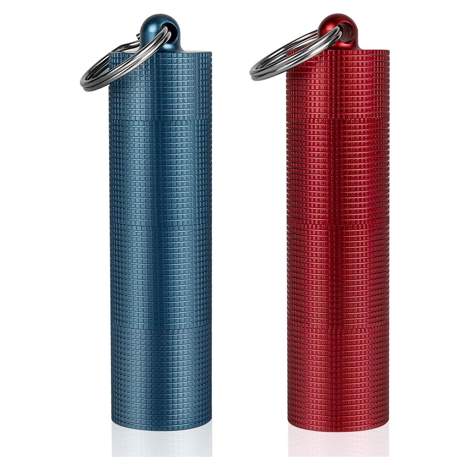 Estuche Portátil para Pastillas PPFISH 3 Compartimentos Azul/Rojo