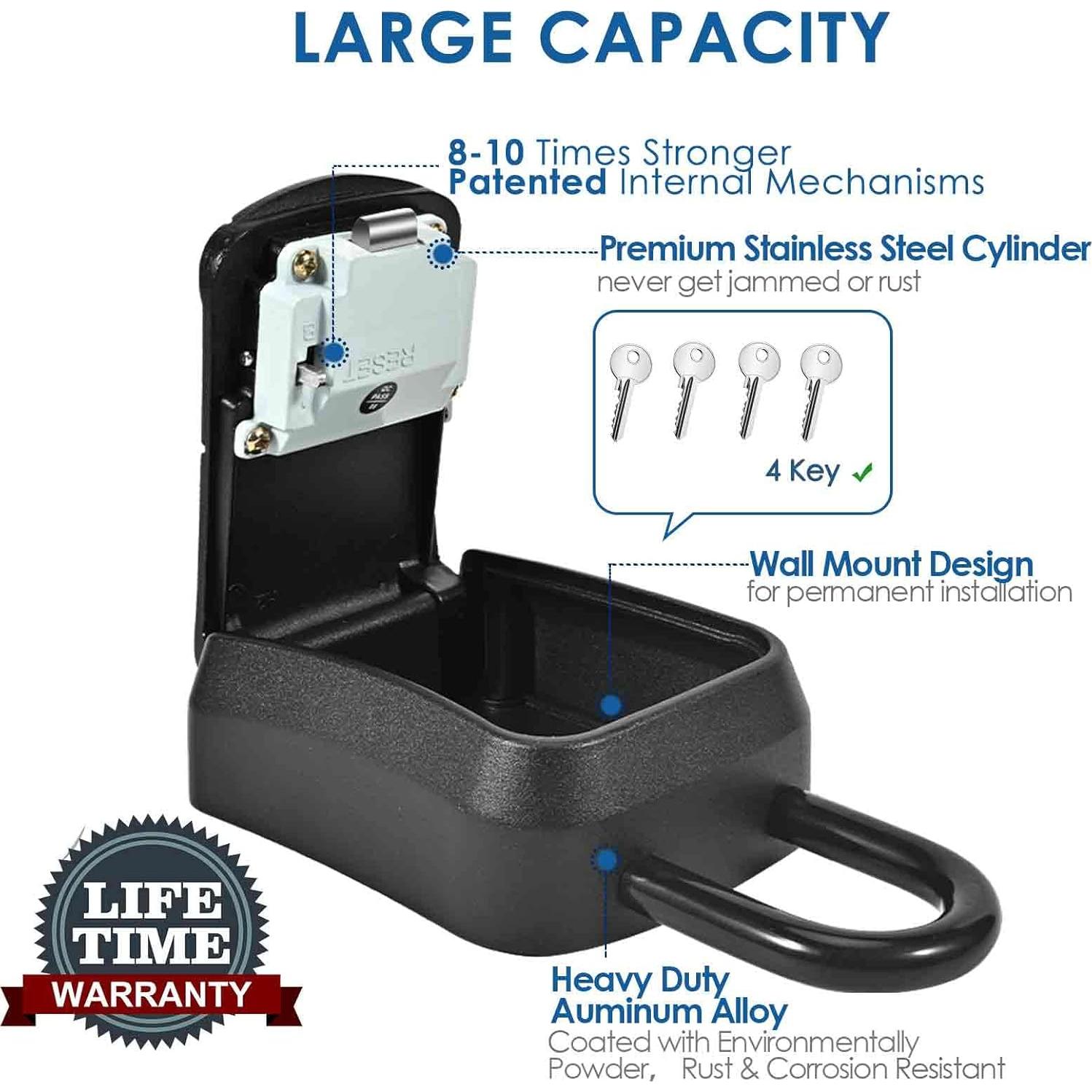 Caja de Llave con Cerradura GIVERARE 4 Dígitos Impermeable