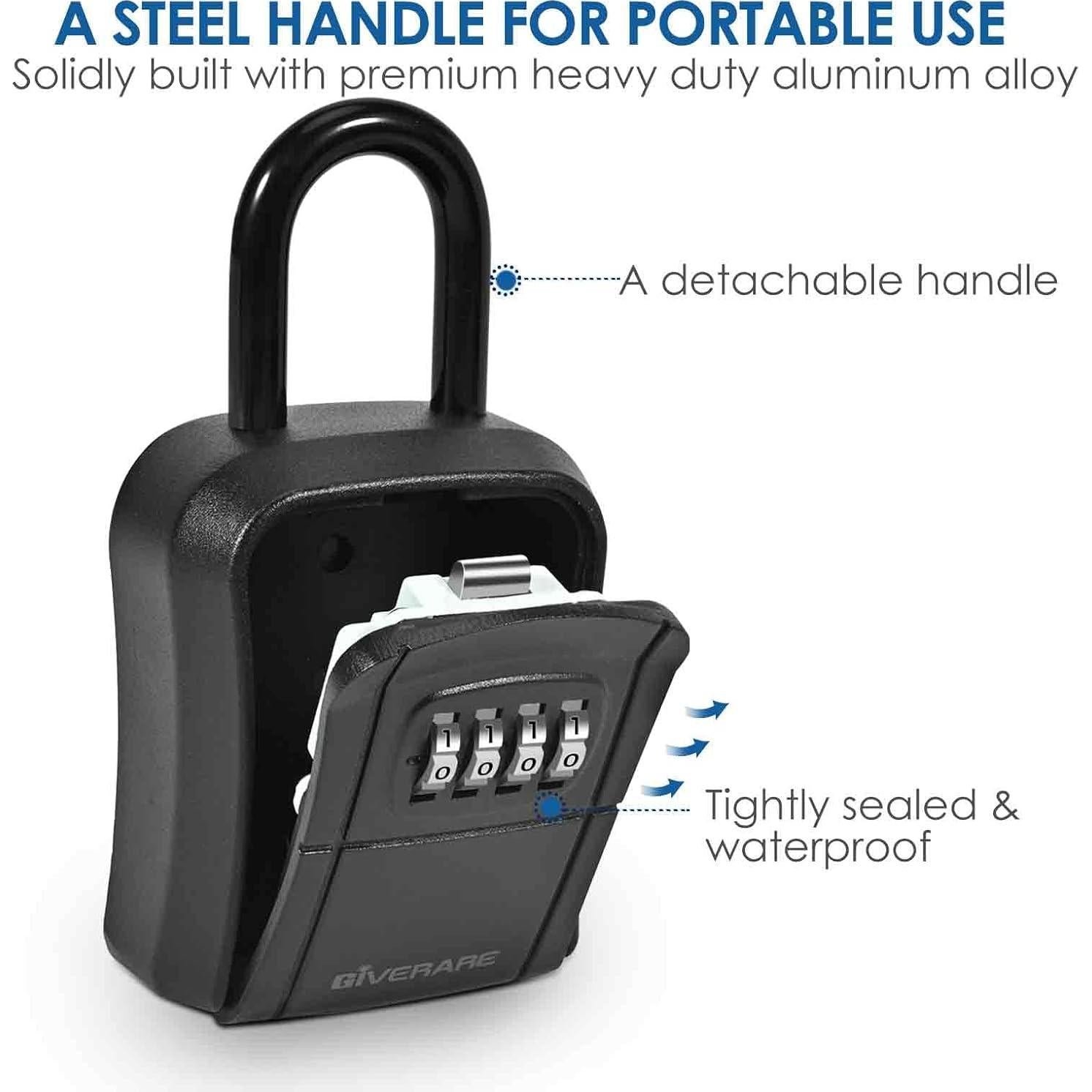 Caja de Llave con Cerradura GIVERARE 4 Dígitos Impermeable