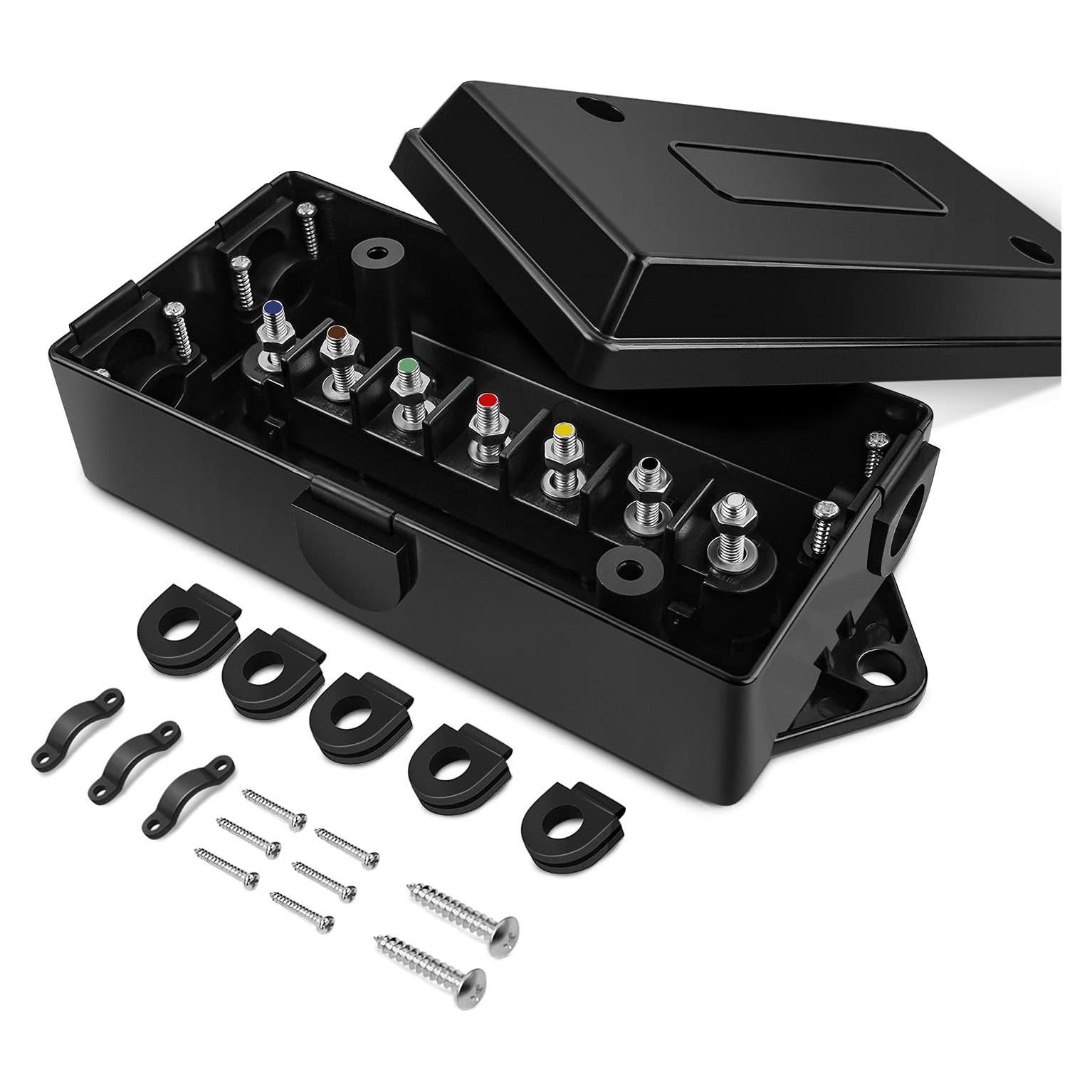 Caja de Conexión Eléctrica Nilight 7 Vías a Prueba de Agua