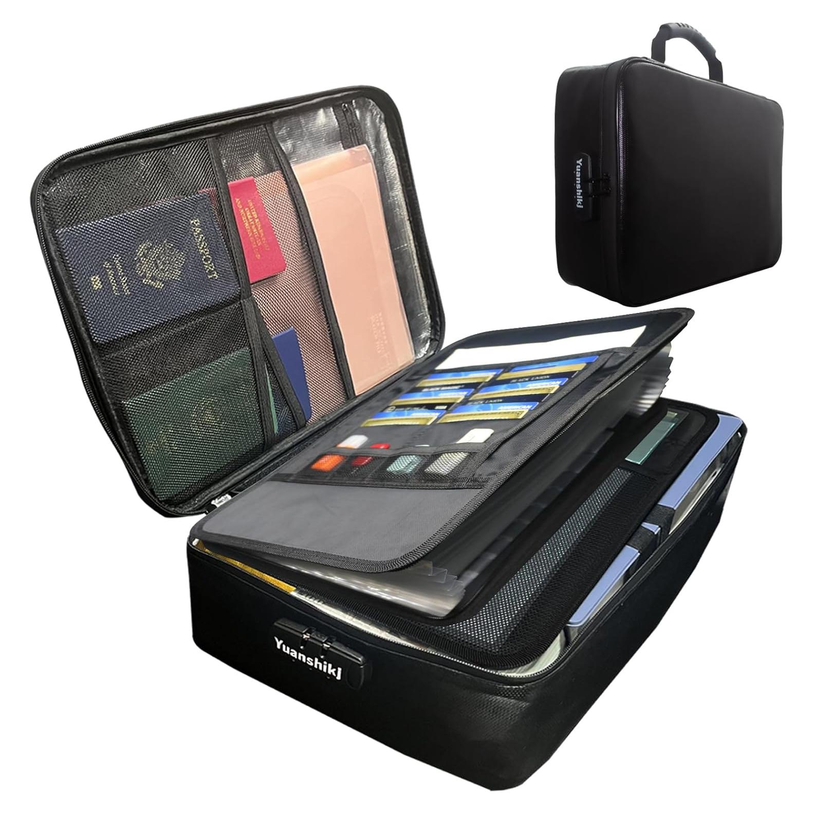 Caja Organizadora de Documentos a Prueba de Fuego Yuanshikj