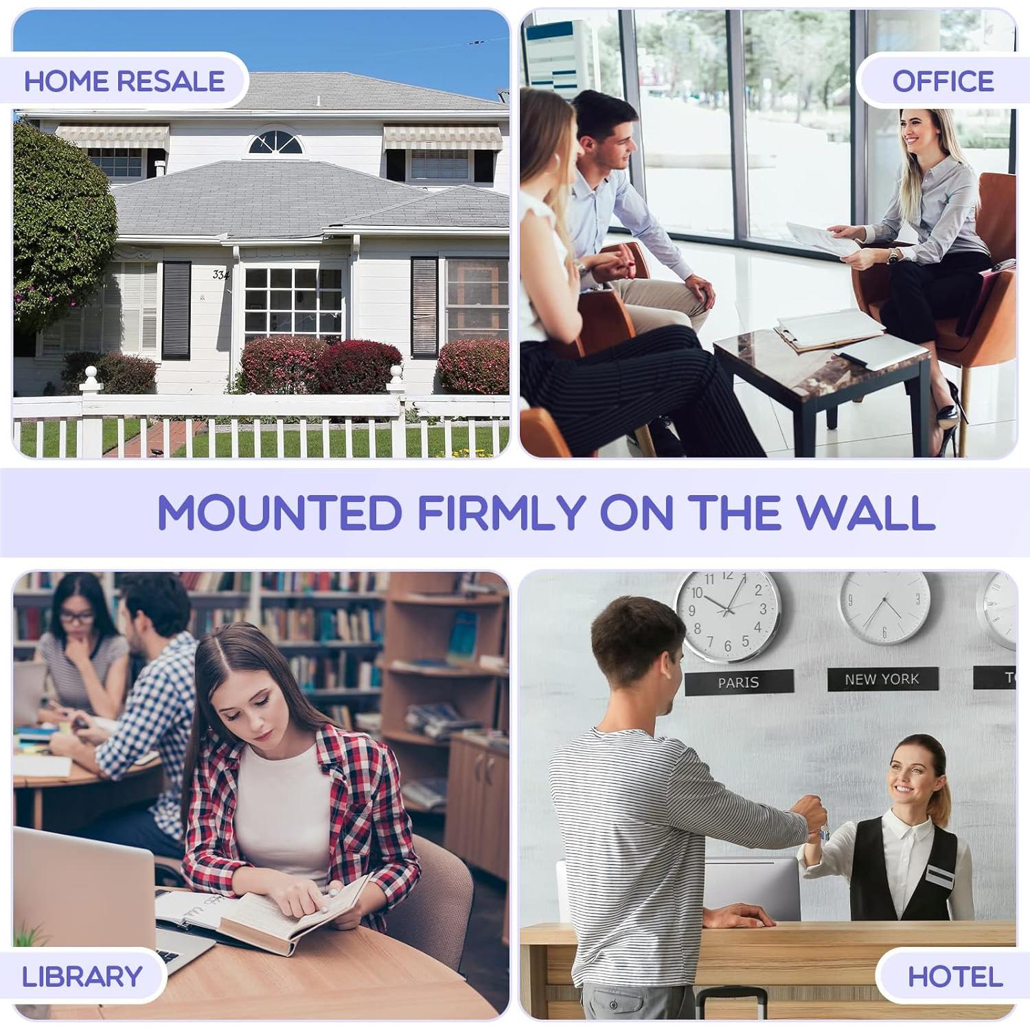 Soporte de Folletos Acrílico Thyle 21.6x27.9cm Montado en Pared