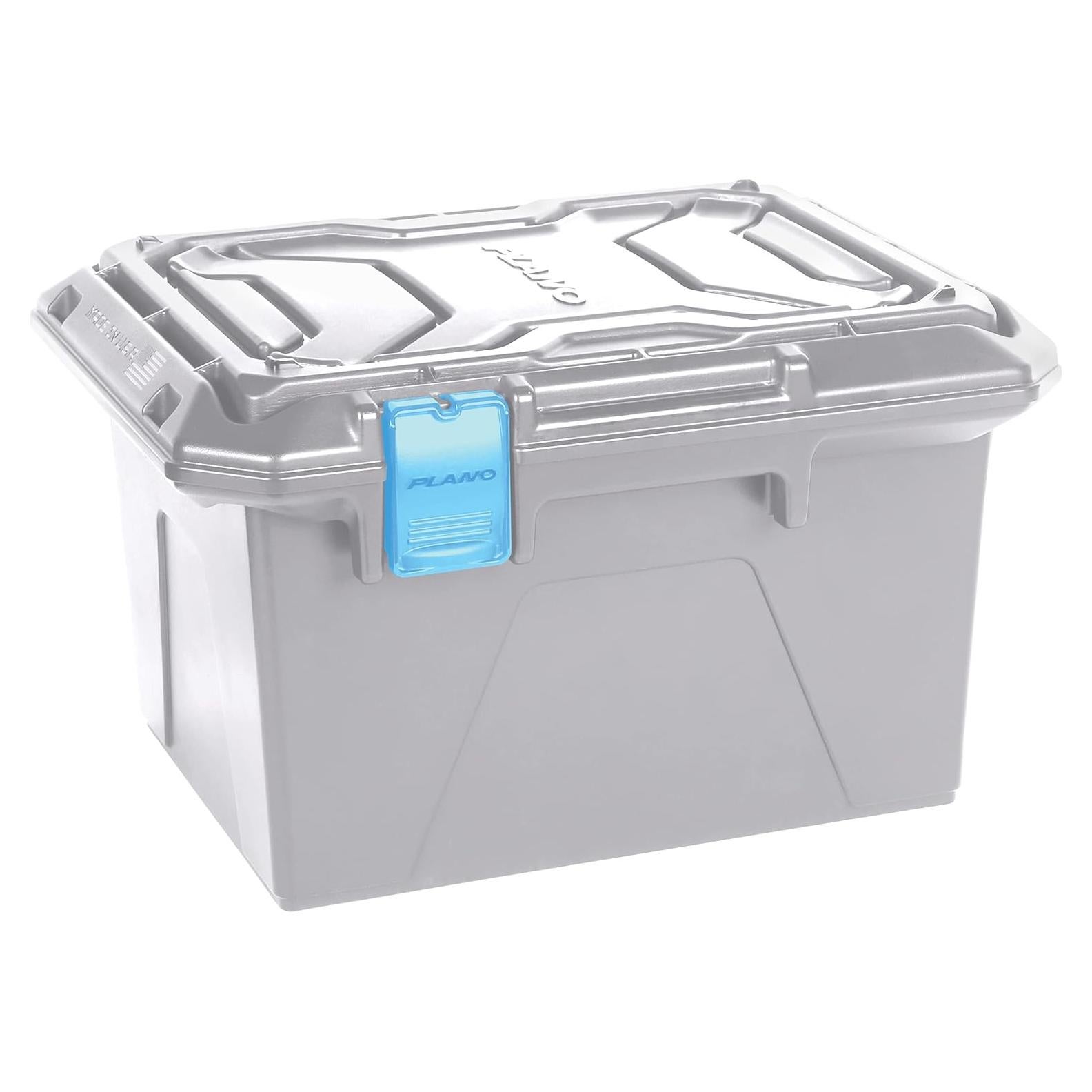 Caja de Almacenamiento Plano Synergy HD 41x33x24 cm Gris Azul