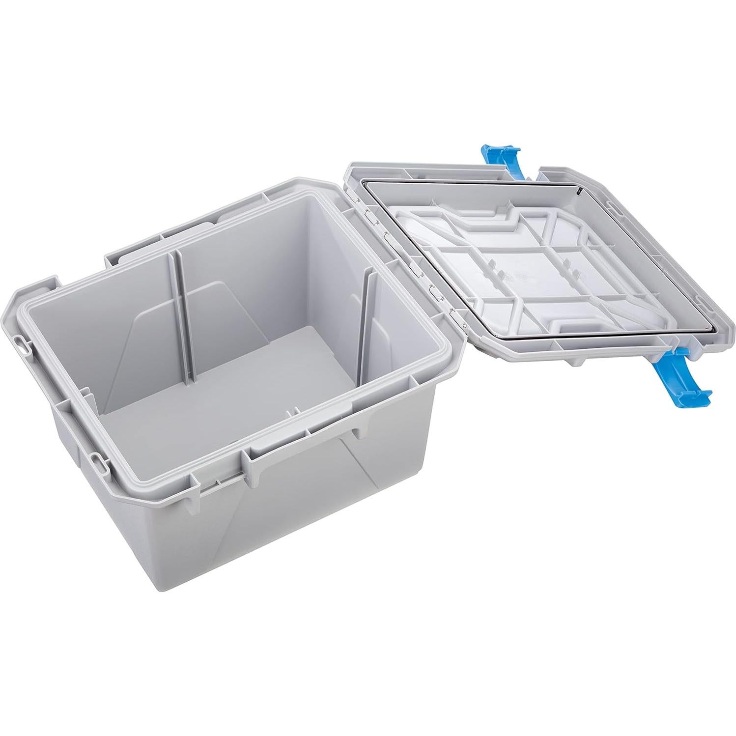 Caja de Almacenamiento Plano Synergy HD 41x33x24 cm Gris Azul