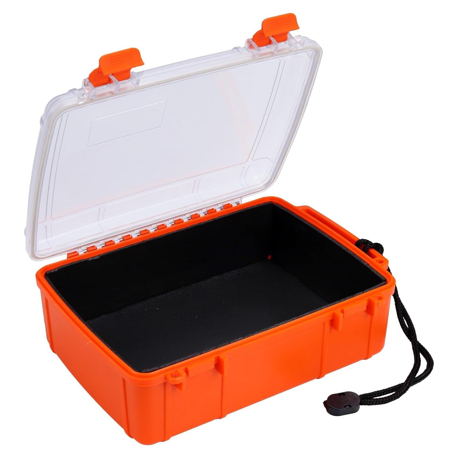 Caja Impermeable para Barco Wxvhji 24x17.9x8.5cm Naranja