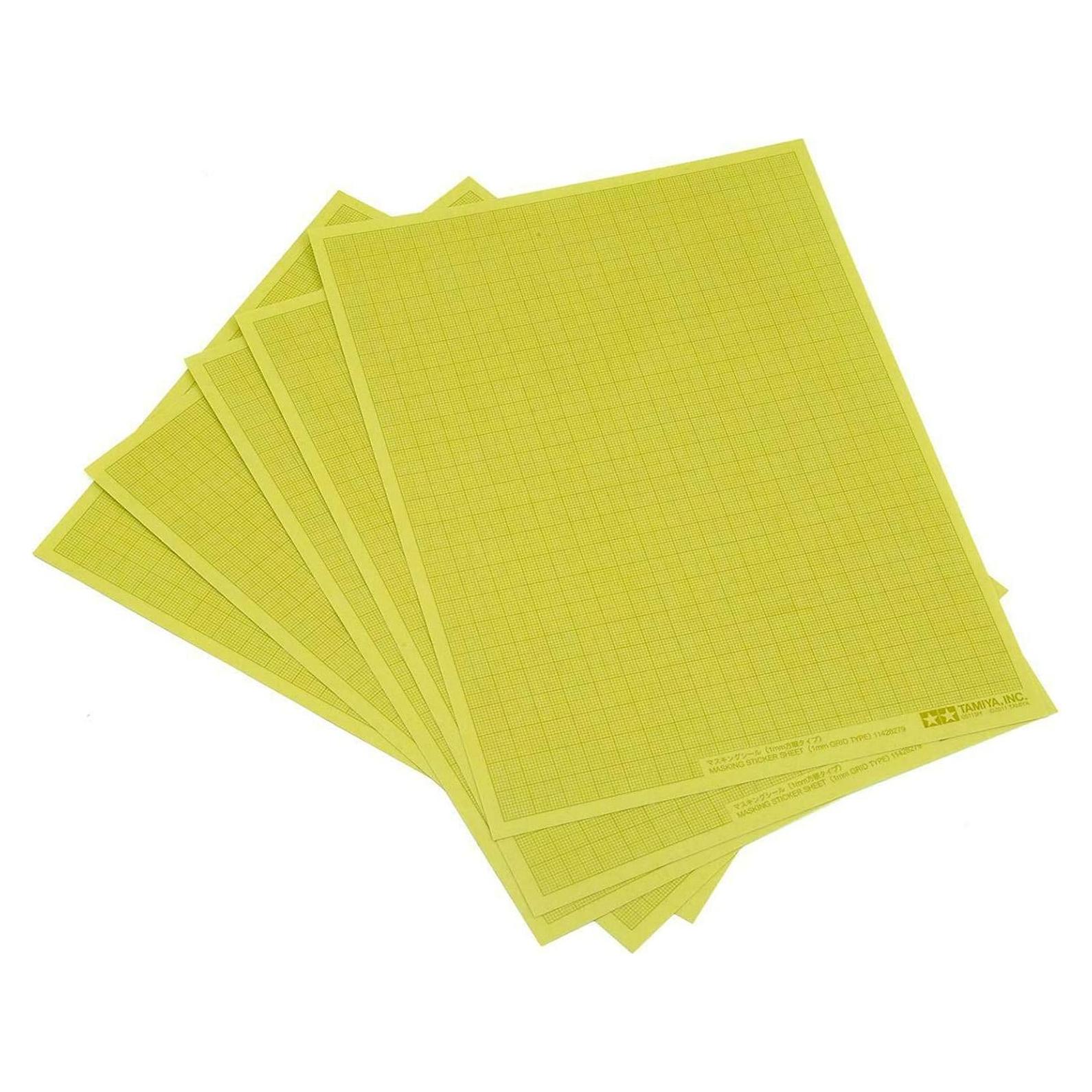 Película de Enmascarar Tamiya 300087129 250x180 mm Paquete de 5