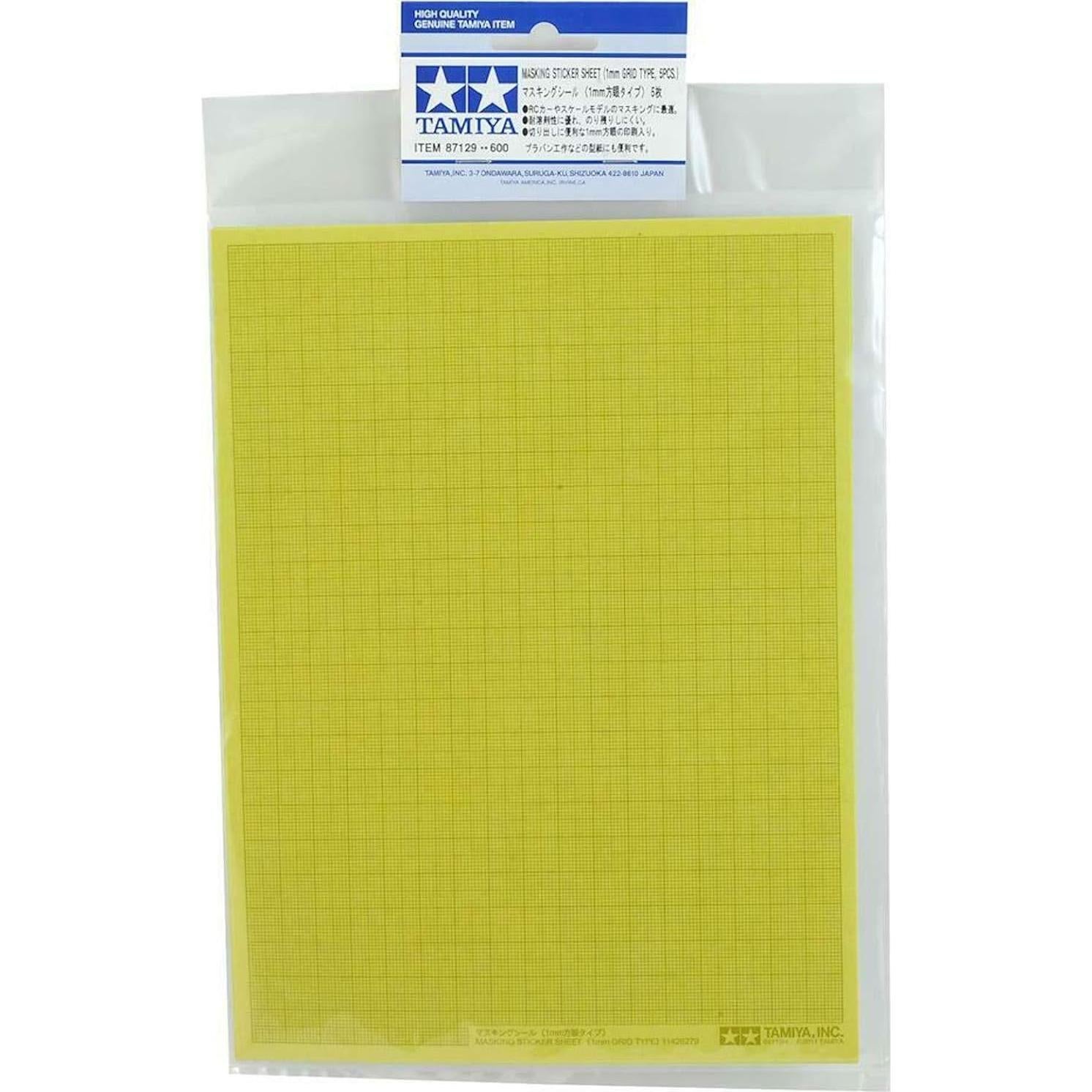 Película de Enmascarar Tamiya 300087129 250x180 mm Paquete de 5