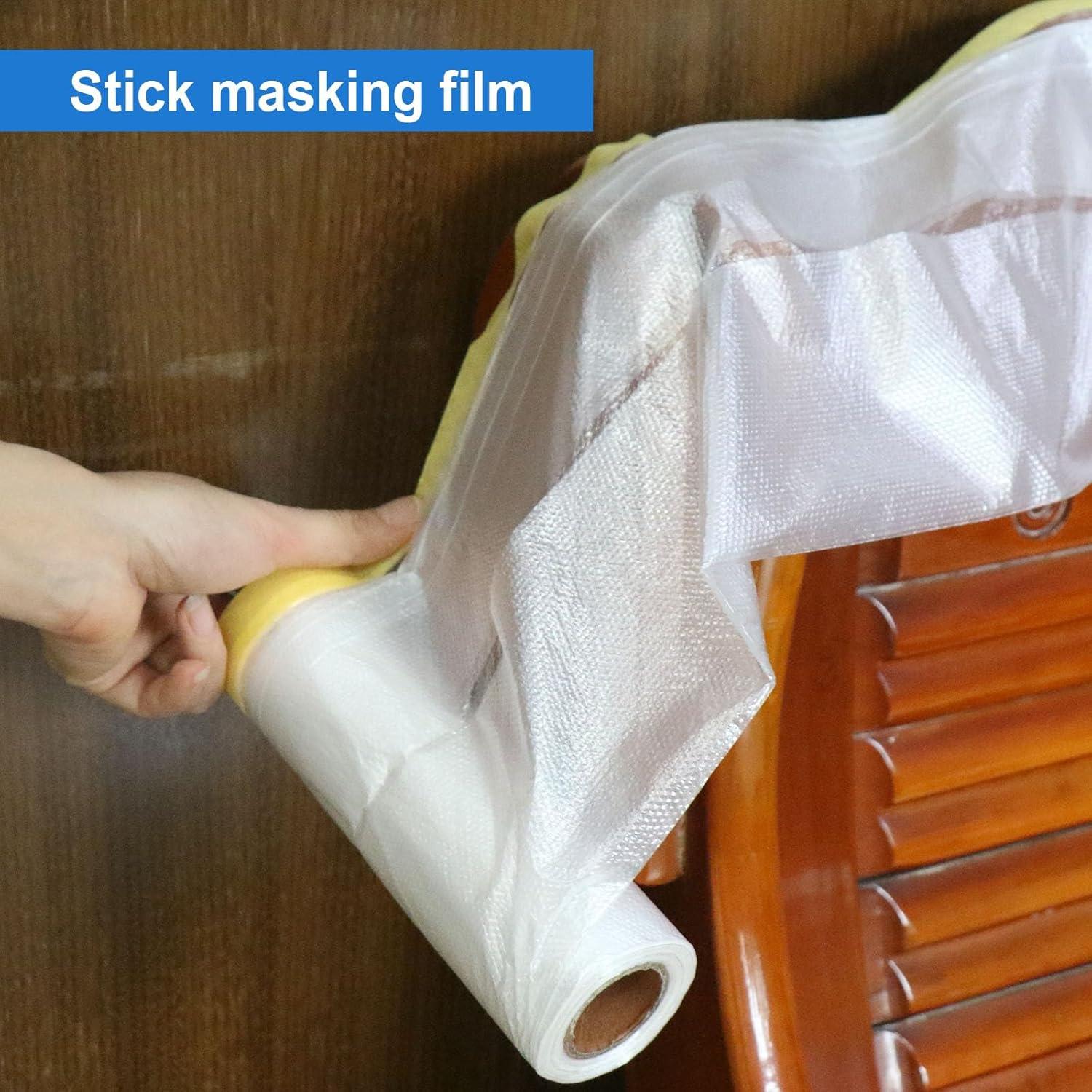 BOMEI Pack 3 Películas de Enmascarar 55 cm x 20 m para Pintura