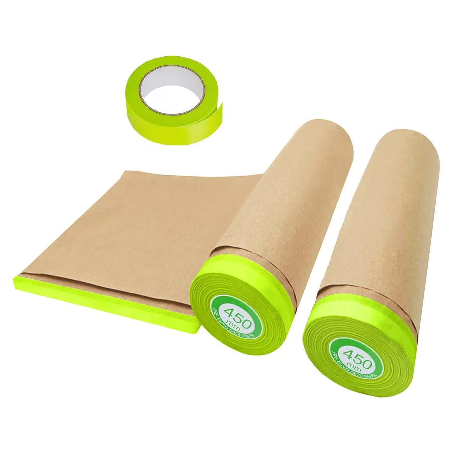 Papel de Enmascarar Pre-Cintado Yudahgan 45.72 cm x 15.24 m - 2 Rollos