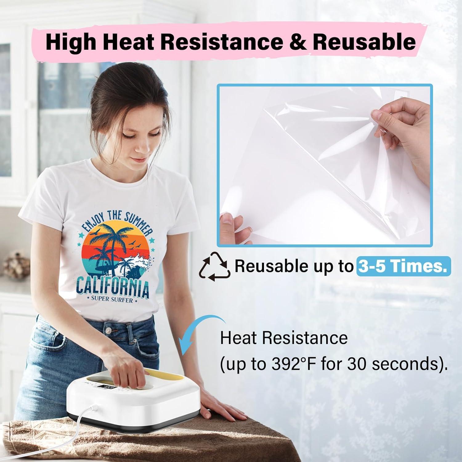 Máscara de Transferencia de Calor TECKWRAP 15PCS A4 21.1x29.7cm