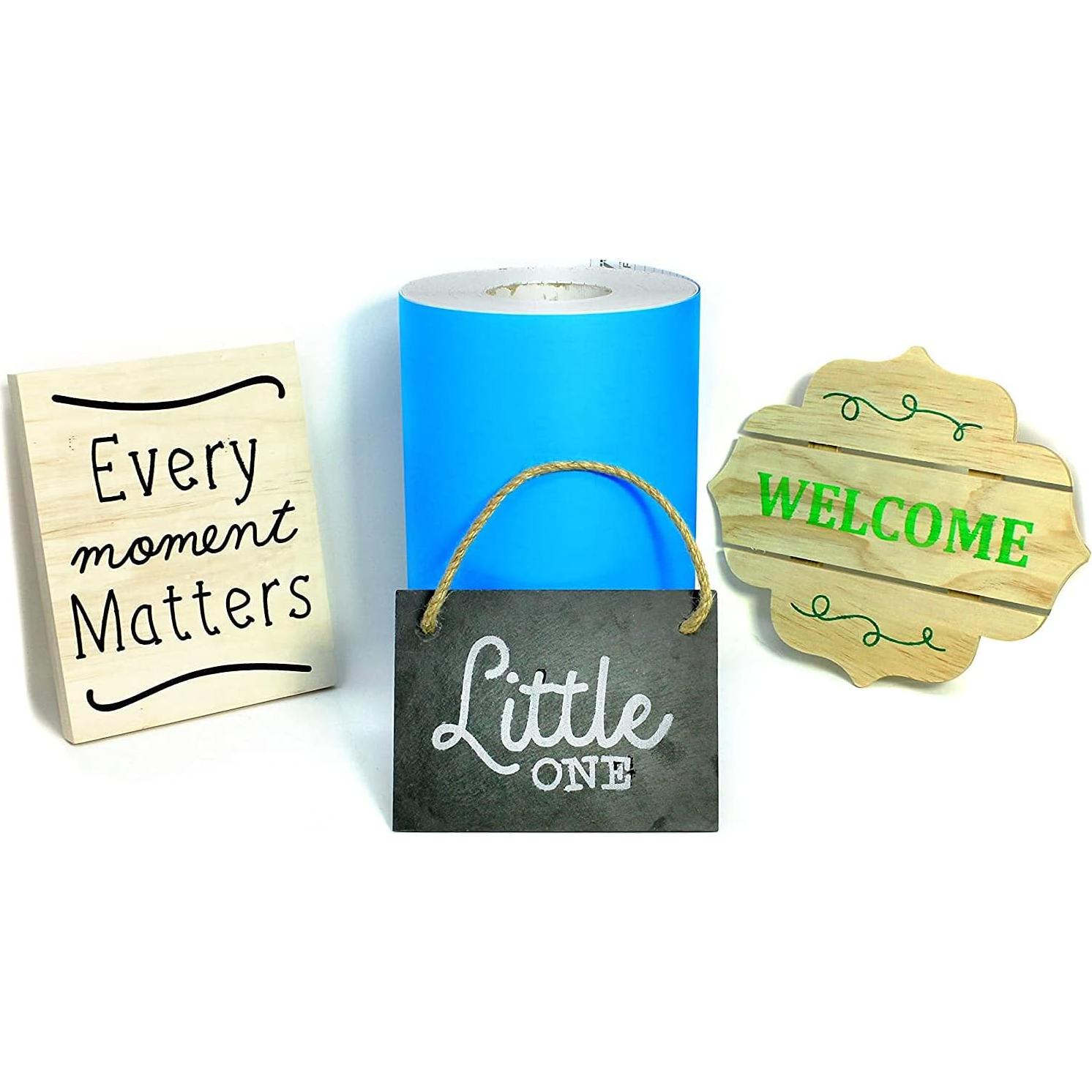 Vinilo de Esténcil Autoadhesivo VViViD Azul 61cm x 9.14m