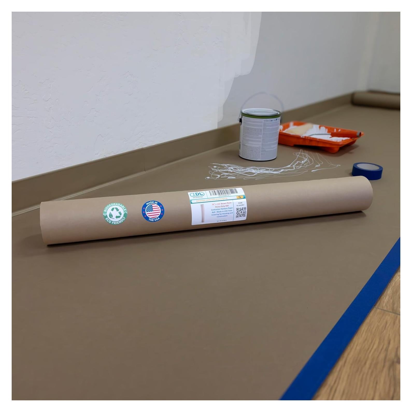 Papel de Enmascarar de Resina Marrón IDL 91.4 cm x 50.7 m