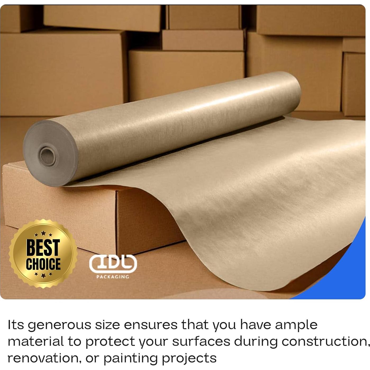 Papel de Enmascarar de Resina Marrón IDL 91.4 cm x 50.7 m