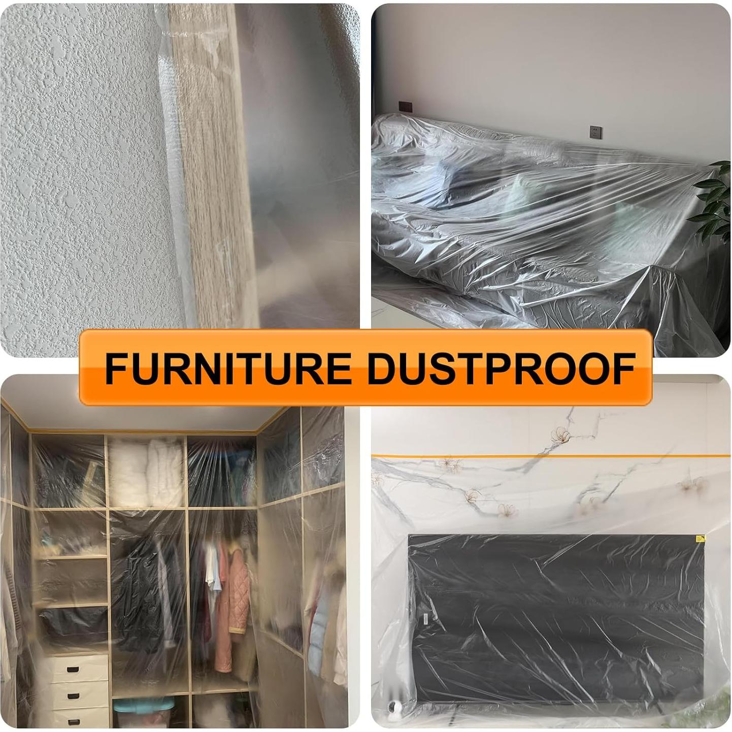 Película de Enmascarar Pre-tapada 109 cm x 20 m - 3 Rollos