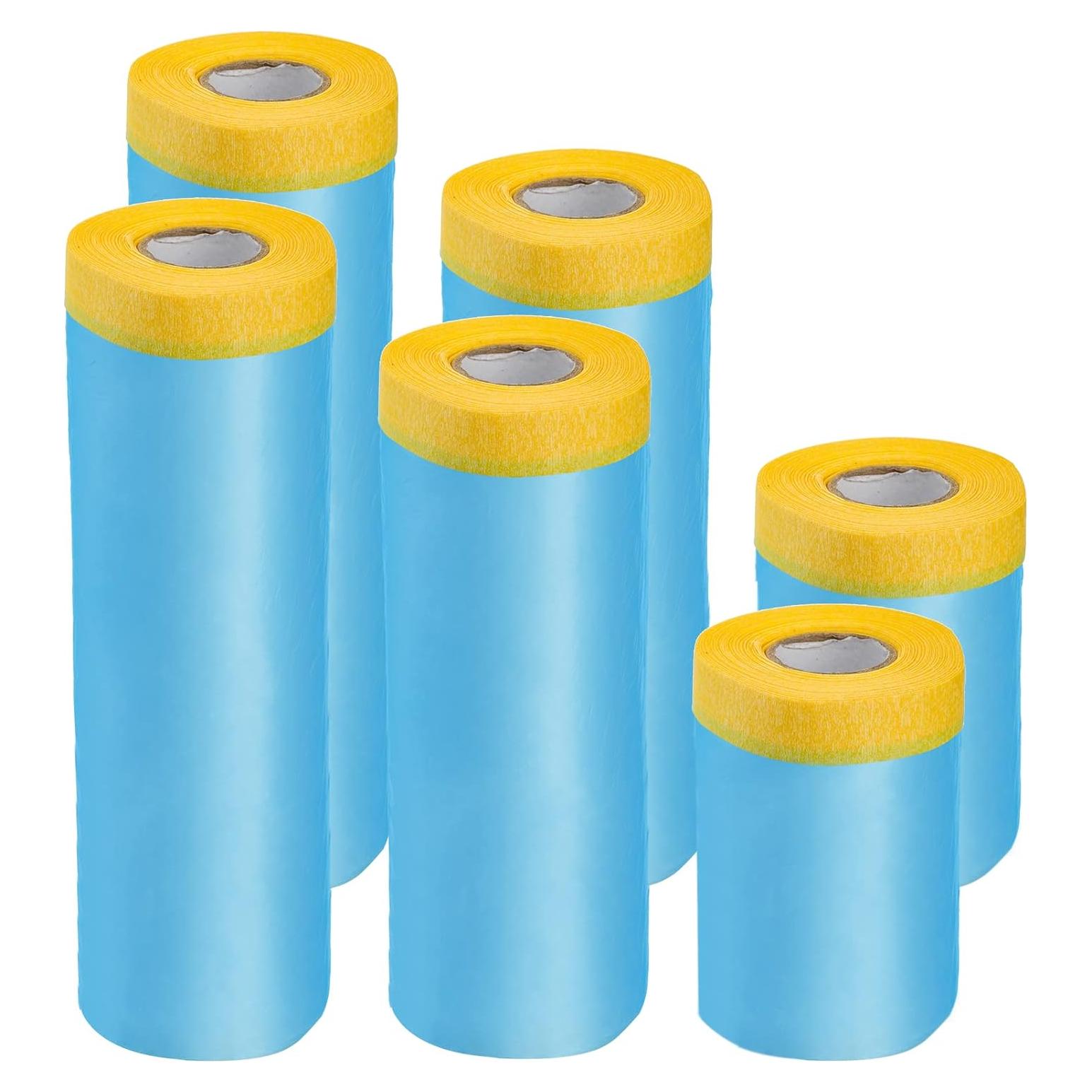 Hedume Cinta y Cortina de Enmascarar 6 Rollos para Pintura