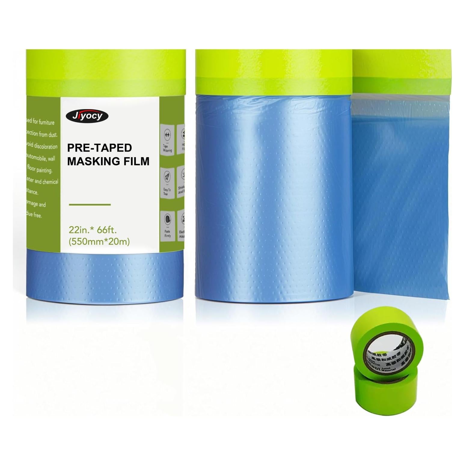 Película de Enmascarar Pre-tapada Jiyocy 55.88 cm x 20.12 m