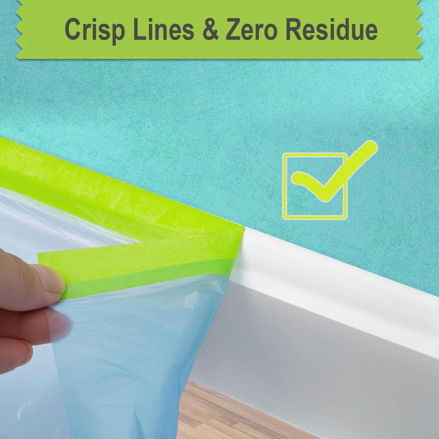 Película de Enmascarar Pre-tapada Jiyocy 55.88 cm x 20.12 m