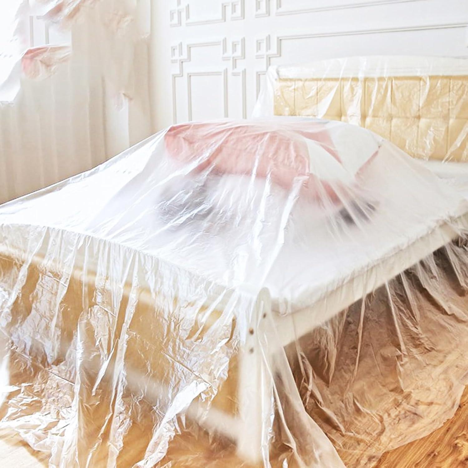 Película Plástica para Pintura DAOST 4 Rollos 3m x 20m